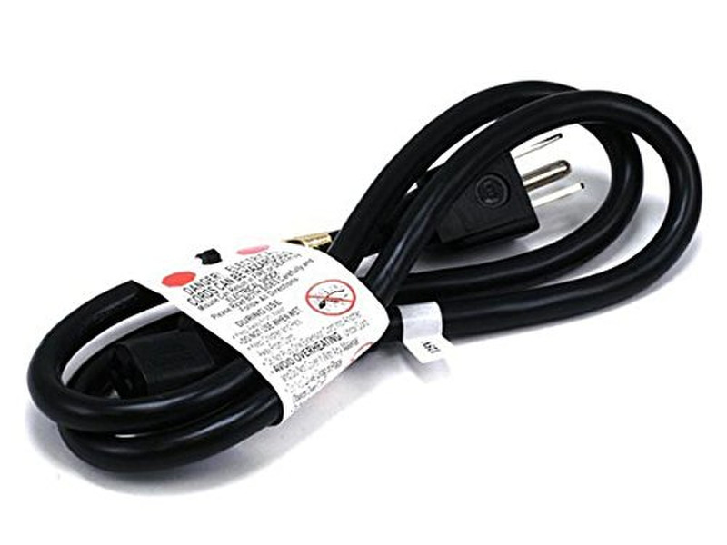 Monoprice 105284 1m NEMA 5-15P C13 coupler Black power cable