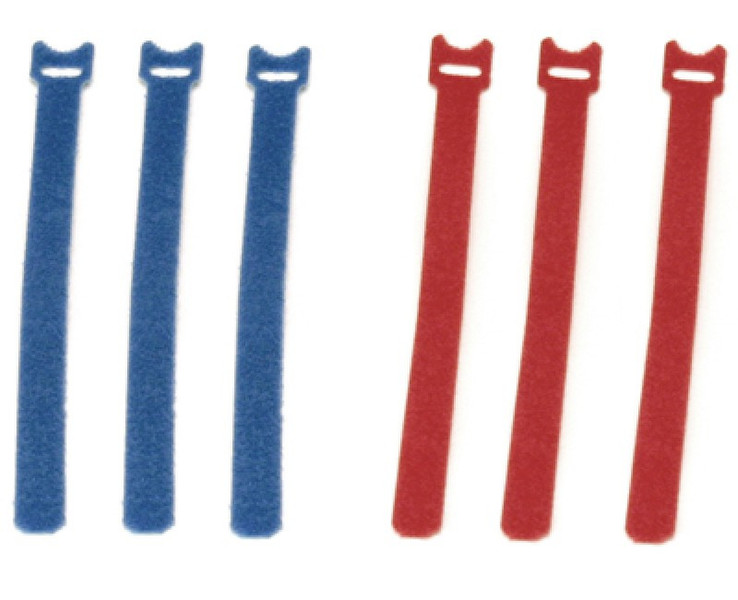 OP/TECH USA 4300002 Blue,Red 6pc(s) cable tie
