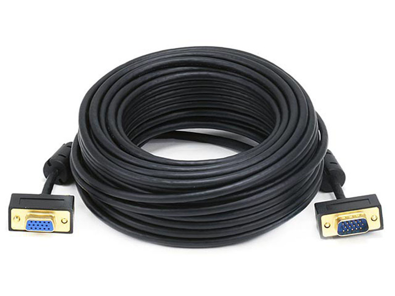 Monoprice 106375 15.24m VGA (D-Sub) VGA (D-Sub) Schwarz VGA-Kabel