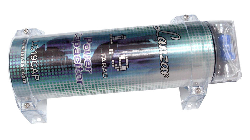 Lanzar LQ19CAP Fixed  capacitor Цилиндрический DC Черный, Синий capacitor