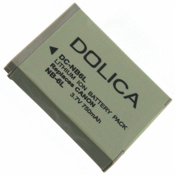 Dolica DC-NB6L Lithium-Ion 750mAh 3.7V Wiederaufladbare Batterie