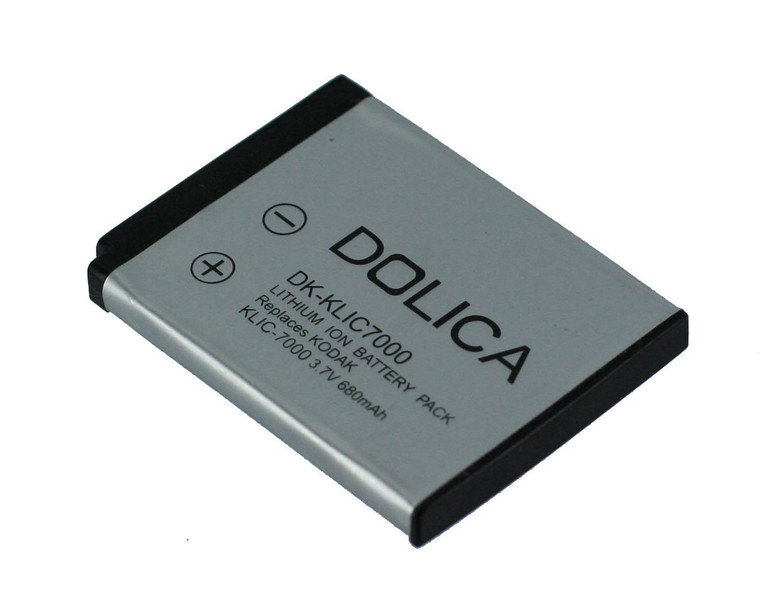 Dolica DK-KLIC7000 Lithium-Ion 680mAh 3.7V rechargeable battery