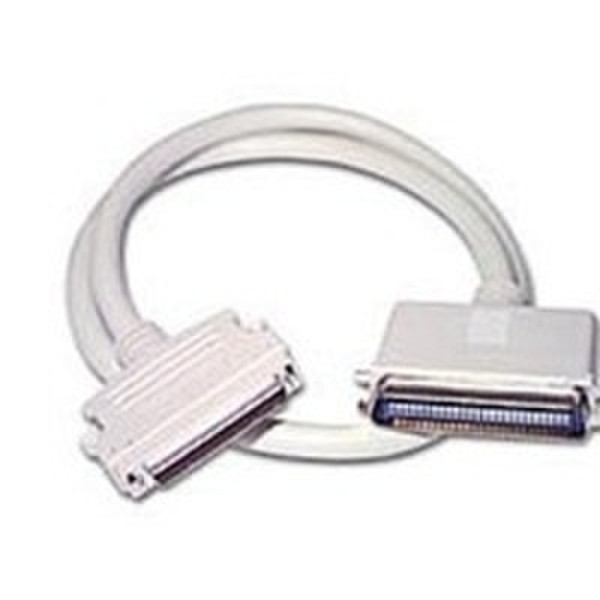 C2G 6ft SCSI-3 MD68M (Latch Clip) to SCSI-1 C50M Cable 1.82м Белый SCSI кабель