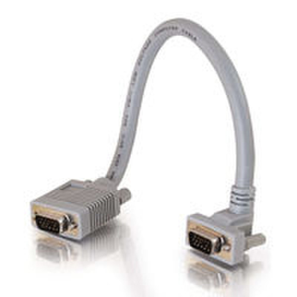 C2G 50ft Premium Shielded HD15 M/M SXGA Monitor Cable 15м VGA (D-Sub) VGA (D-Sub) Серый VGA кабель