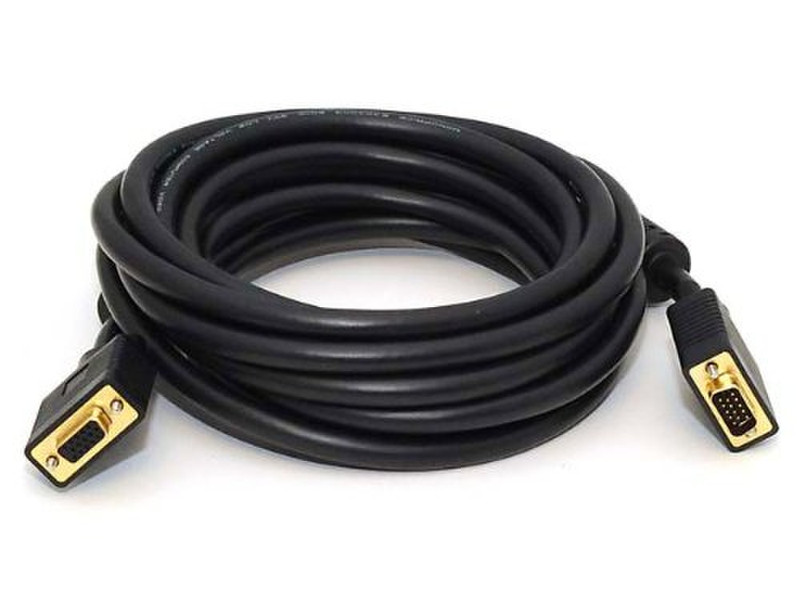 Monoprice 100085 1.8m VGA (D-Sub) VGA (D-Sub) Schwarz VGA-Kabel