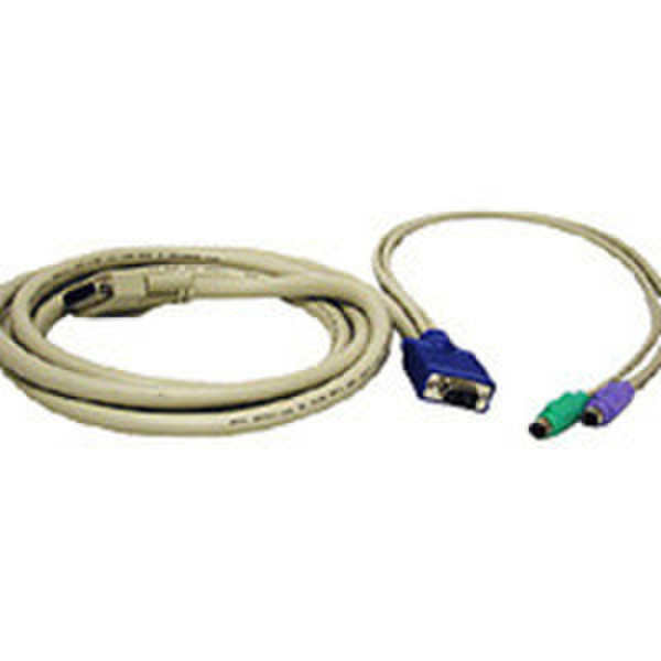 C2G 8ft PS/2 KVM Cable Avocent Autoview DS1800 2.4m Grau PS/2-Kabel