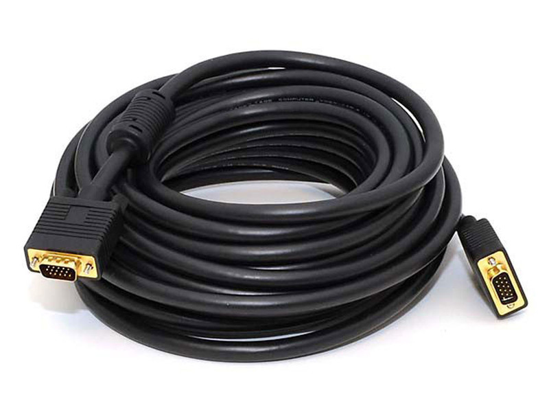 Monoprice 103590 10.67м VGA (D-Sub) VGA (D-Sub) Черный VGA кабель