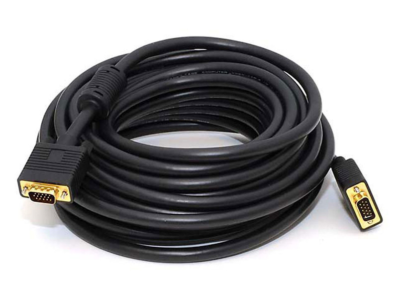 Monoprice 103590 10.67m VGA (D-Sub) VGA (D-Sub) Schwarz VGA-Kabel