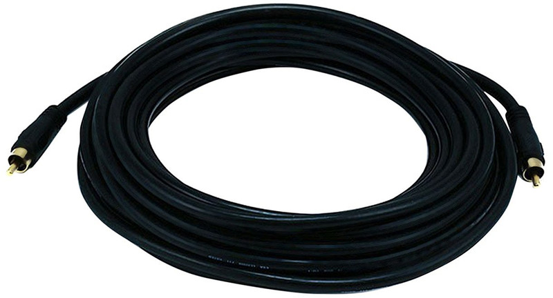 Monoprice 100621 7m RCA RCA Black coaxial cable