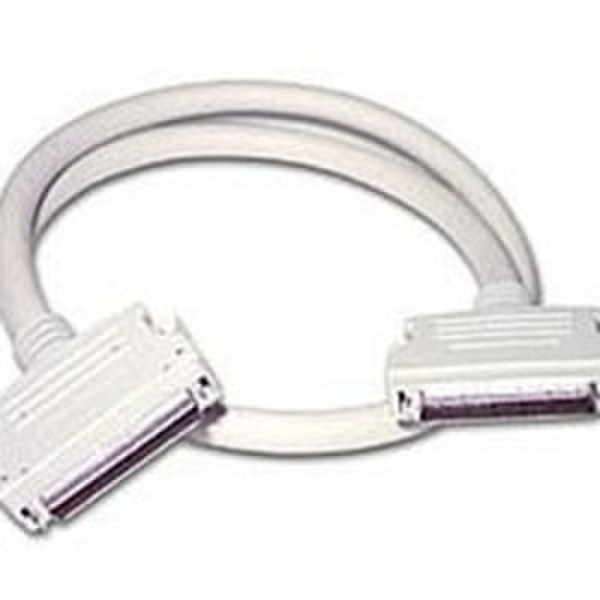 C2G 3ft SCSI-3 MD68M/M Cable (Latch Clip) 0.91m White SCSI cable