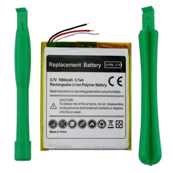 eForCity DAPPTOUCXLI1 Lithium-Ion 1000mAh 3.7V rechargeable battery
