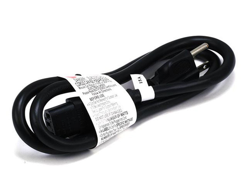 Monoprice 105291 1m NEMA 5-15P C13 coupler Black power cable