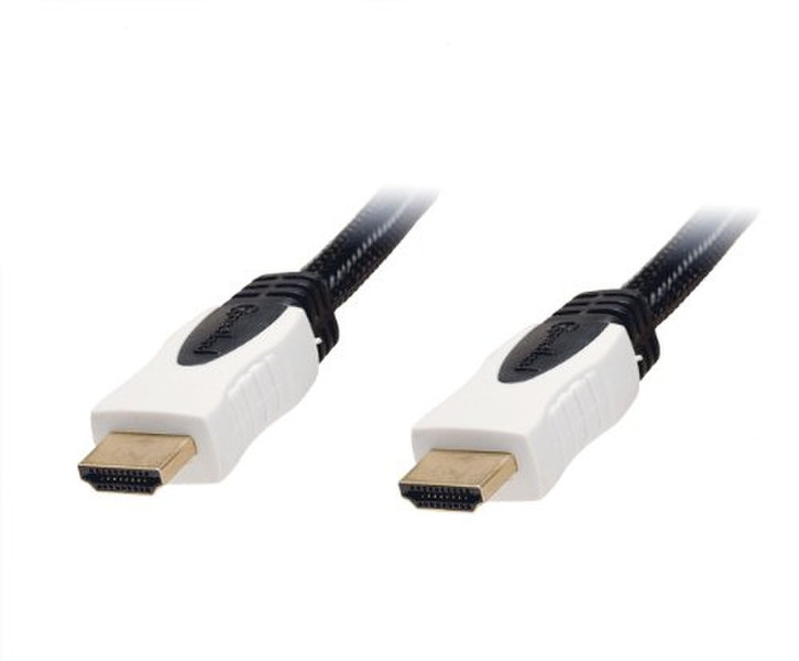 Connectland CL-CAB31004 1.8m HDMI HDMI Schwarz, Weiß HDMI-Kabel