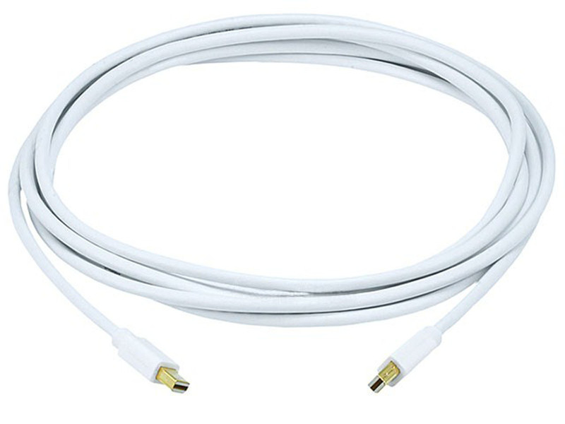 Monoprice 10ft 32AWG Mini DisplayPort Cable - White