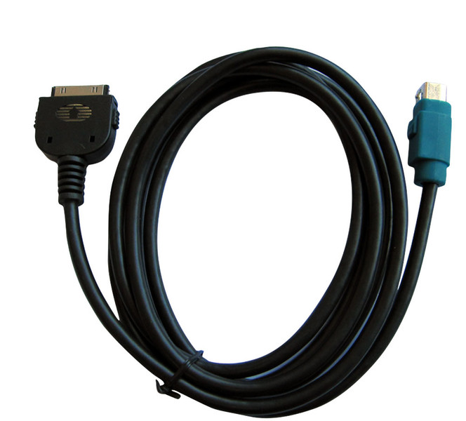 Pyle PLIPALPINE Apple 30-pin ALPINE Schwarz Kabelschnittstellen-/adapter