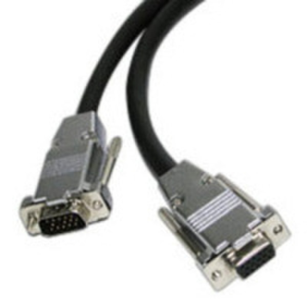 C2G 125ft Plenum-Rated HD15 M/M UXGA Monitor/Projector Cable 38.1m VGA (D-Sub) VGA (D-Sub) Schwarz VGA-Kabel