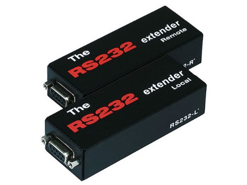 Monoprice 103598 RS-232 RJ-45 Черный кабельный разъем/переходник
