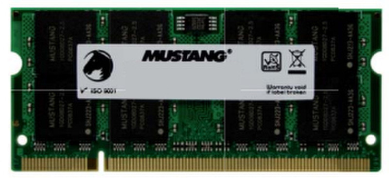 Mustang 2GB SO-DIMM DDR2-PC5300 667MHz CL5 2GB DDR2 667MHz memory module