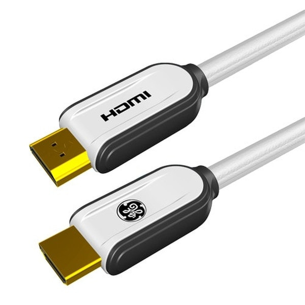 GE 24201 1.8м HDMI HDMI Черный, Белый HDMI кабель