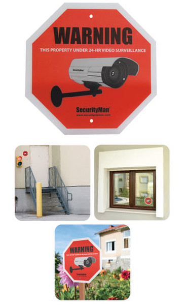 SecurityMan SIGN2PK-EN Warntafel