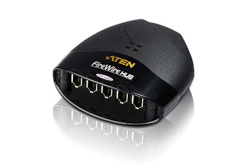 Aten FH600 400Mbit/s Schwarz Schnittstellenhub