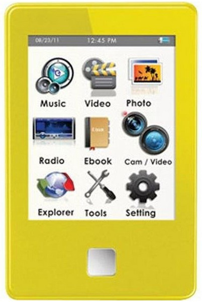 Ematic EM804VID MP3 4GB Gelb
