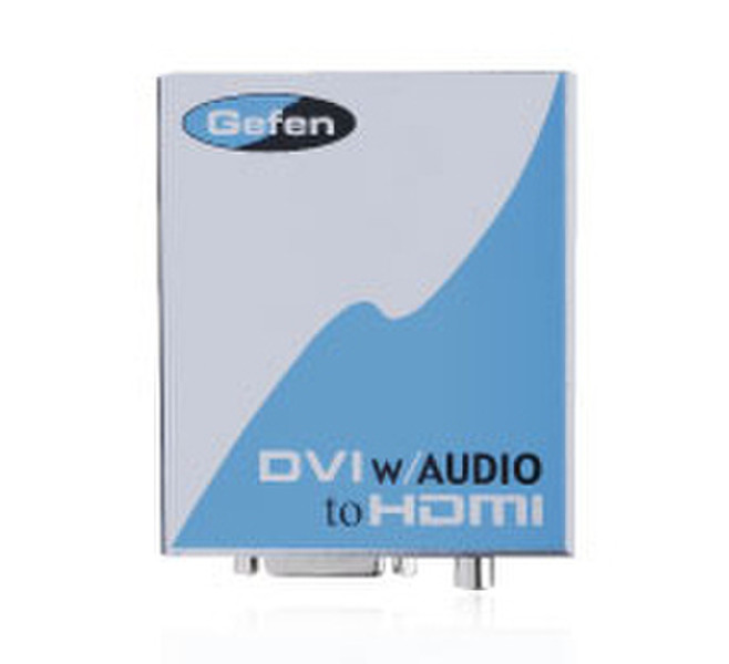 Gefen EXT-DVIAUD-2-HDMI Grau Tastatur/Video/Maus (KVM)-Switch