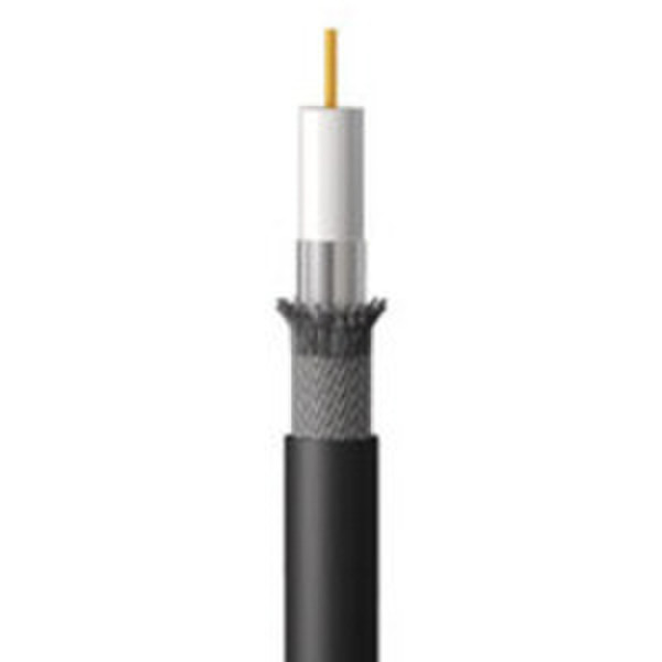 C2G 500ft RG59/U In Wall Coaxial Cable - Copper Center 95% Braid 152.5m Black coaxial cable