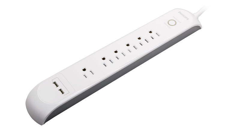 Philips SPP4068A/17 100-240V Black,White surge protector