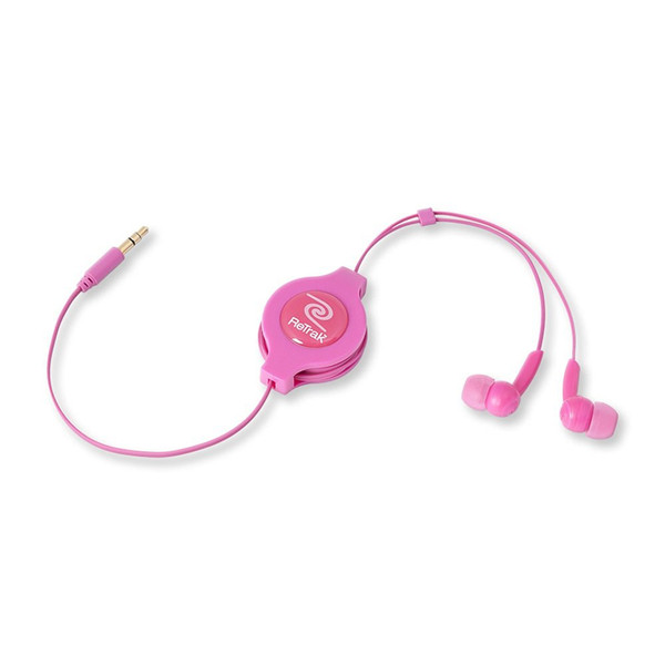 ReTrak ETAUDIOPNK Intraaural In-ear Pink headphone