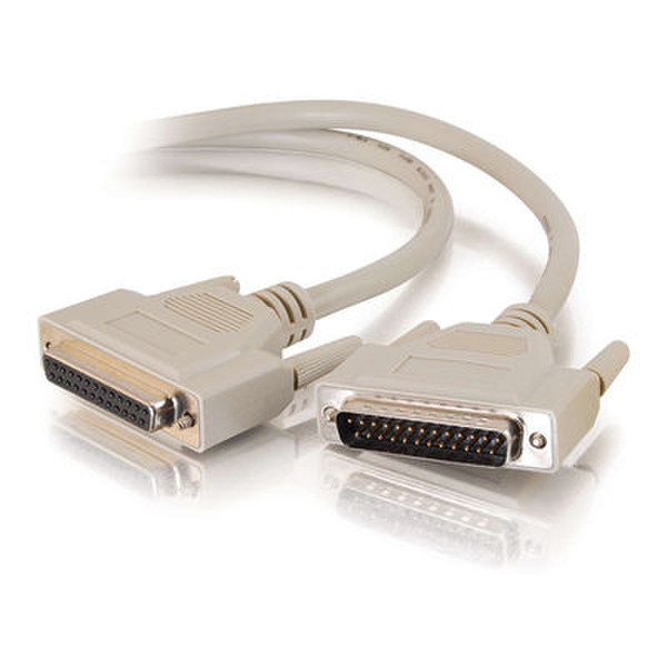 C2G 6ft IEEE-1284 DB25 M/F Parallel Printer Extension Cable 1.82m Grau Druckerkabel