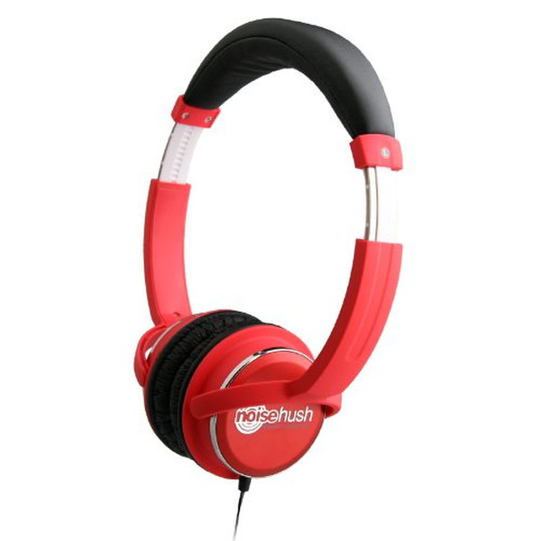 NoiseHush NX26 Binaural Kopfband Rot