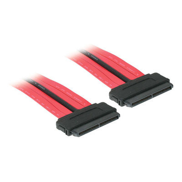 C2G 0.5m SAS 32-pin -> SAS 32-pin Cable 0.5m Red SCSI cable