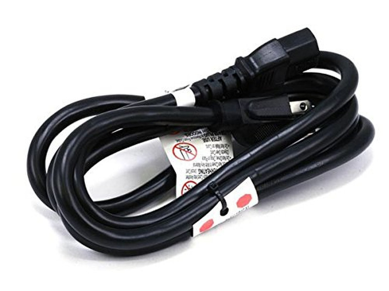 Monoprice 105292 NEMA 5-15P C13 coupler Black power cable