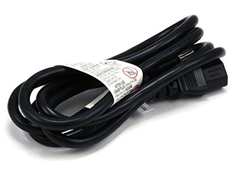 Monoprice 105285 1.8m NEMA 5-15P C13 coupler Black power cable