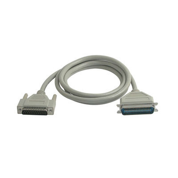 C2G 50ft IEEE-1284 DB25M - C36M Parallel 15.24m Grau Druckerkabel