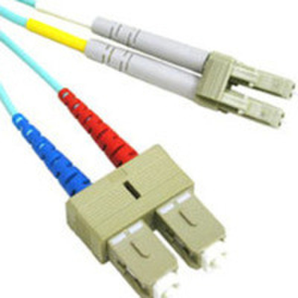 C2G 10m 10Gb LC/SC Duplex 50/125 Multimode Fiber Patch Cable 10m LC SC Glasfaserkabel