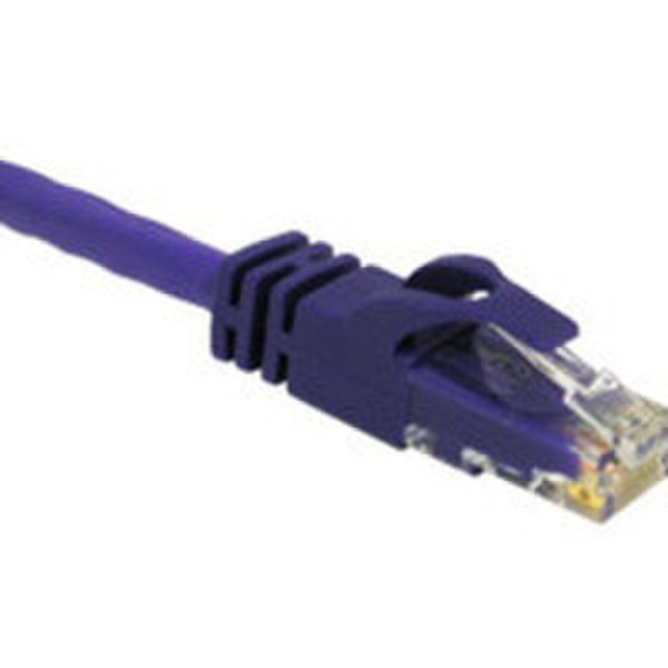 C2G 14ft Cat6 550MHz Snagless Patch Cable Purple 4.3м Синий сетевой кабель