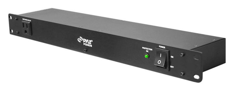 Pyle PCO850 9AC outlet(s) 110V 1.8m Black surge protector