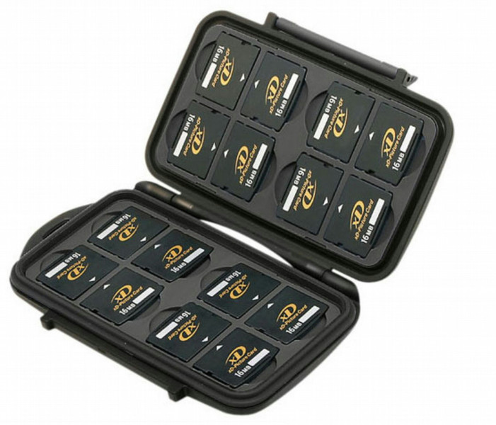 Pelican 0920 Memory Card Case Поликарбонат Черный сумка для карт памяти