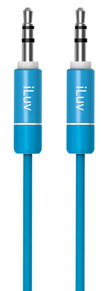 iLuv iCB110 0.9м 3,5 мм 3,5 мм Синий аудио кабель