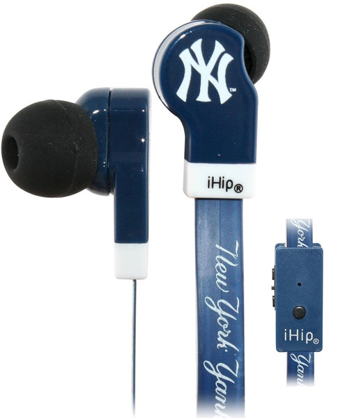 iHip MLB-DJZ-NYY Intraaural In-ear Blue headphone