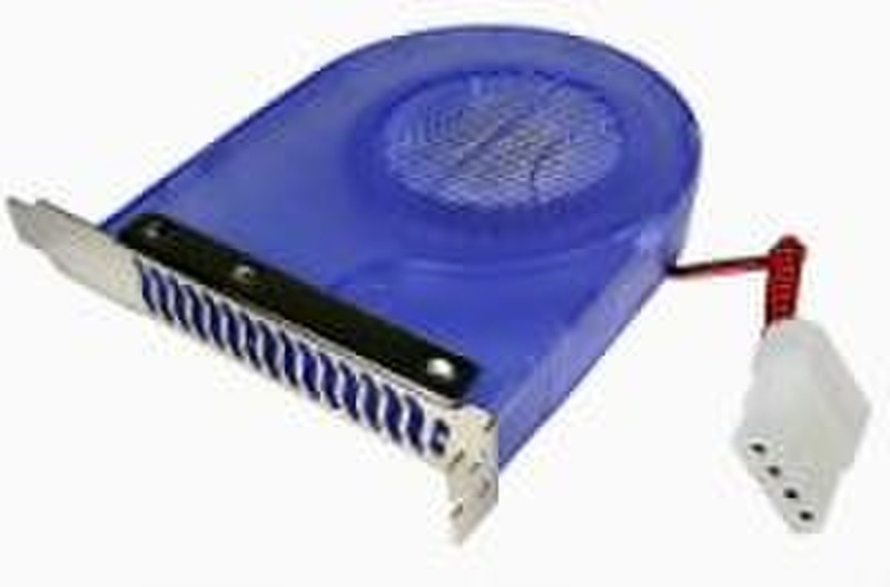 Cables Unlimited Blue UV System Slot Turbo Fan