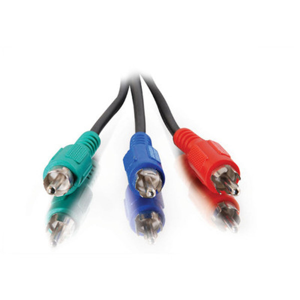 C2G 25ft Value Series Component Video RCA Type Cable 7.62m 3 x RCA 3 x RCA Black component (YPbPr) video cable