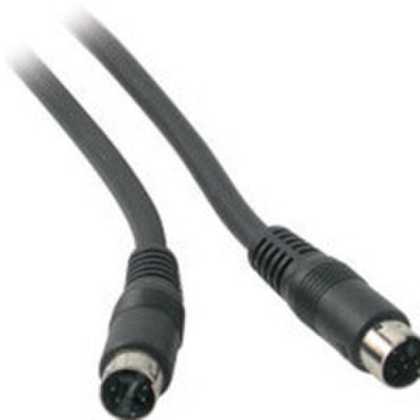 C2G Value Series S-Video Cable, 100ft 30.48м S-Video (4-pin) S-Video (4-pin) Черный S-video кабель