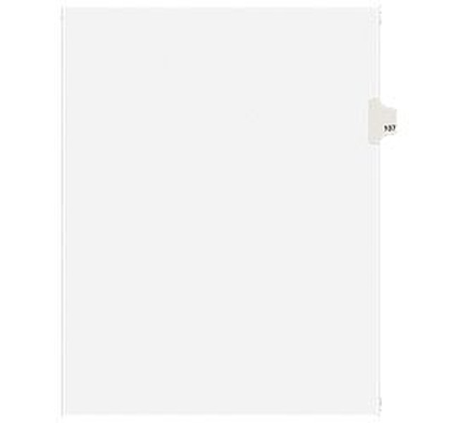 Avery 01104 White 25pc(s) divider