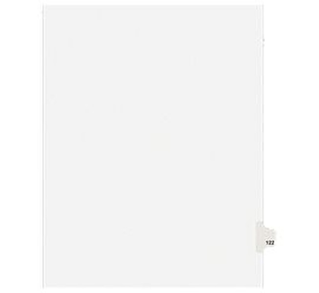 Avery 01122 White 25pc(s) divider