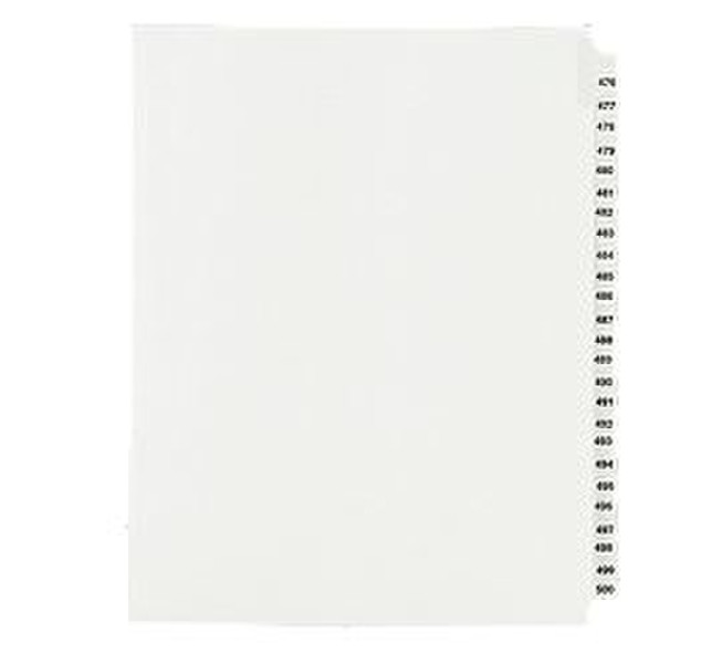 Avery 01349 White 25pc(s) divider