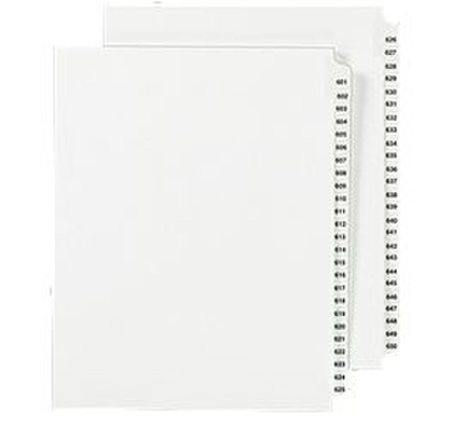 Avery 01352 White 50pc(s) divider