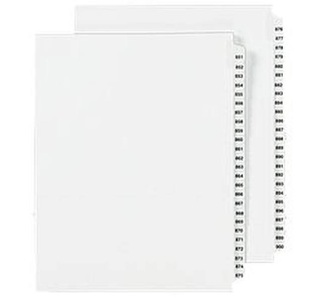 Avery 01357 White 50pc(s) divider